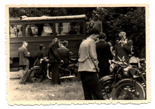 Altes foto motorradtreffen emw - altes,