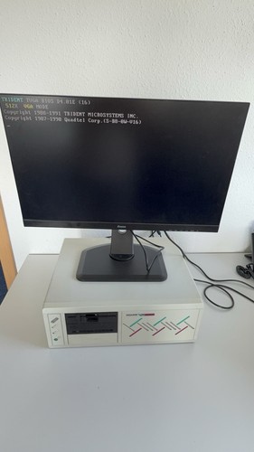 Vintage 286 peacock - vintage, pc