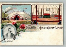 13718029 - Gruss aus Circus Corty-Althoff Innen- und Aussenansicht Zirkus 1899