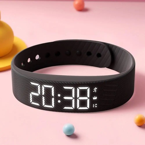 Led vibrationswecker armband - led,