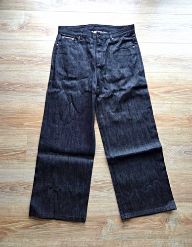 Black japanese selvedge raw - black,