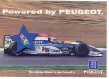 Rubens Barichello-Peugeot Formel 1 Bildsticker,Erstbesitzer,Sammlerstück