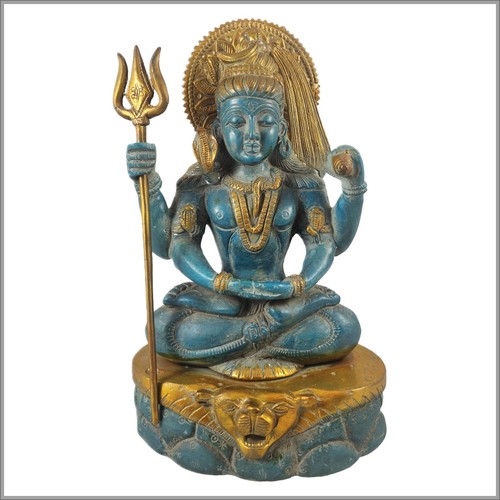 Shiva statue 30cm 6kg messing - 30cm,