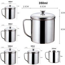 Stahl Tasse Kaffee Tee Becher