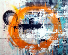 GEMÄLDE abstrakt C. FANTA