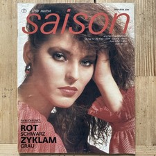 DDR Modezeitschrift Saison 2/89 Schnittmuster Strickmuster Vintage 90er Jahre 