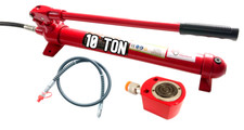 10 Ton Handpumpe Hydraulik Kurzhubzylinder Zylinder Hydraulikzylinder 10T