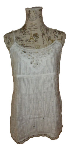 Träger shirt weiß top - träger,