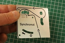 Synchromat Schild Blech Noris Filmprojektor Projektor Ersatzteile NOS W-2625