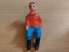 DDR Spielzeug Raupenfahrer Raupe Stapler original Gummi Figur Blechspielzeug