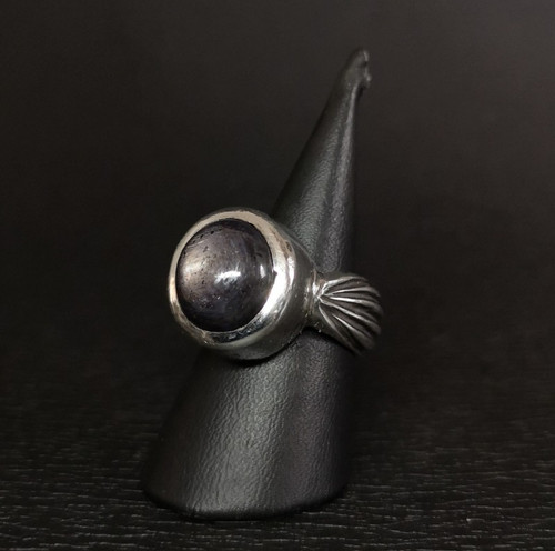 Stern rubin ring - 925, massiv