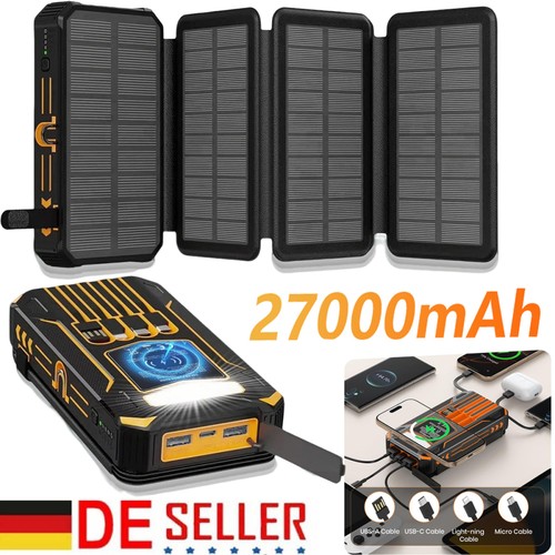Solar powerbank 27000mah - solar,