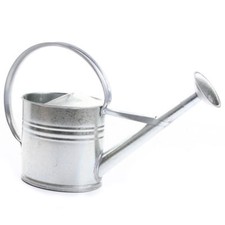 Blechkanne Zinkgießkanne Gießkanne Metallgießkanne verzinkt Deko 36cm Höhe