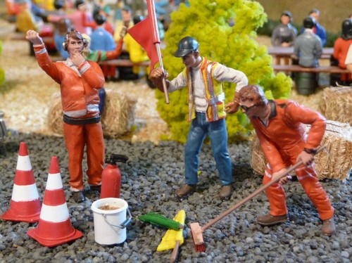 Figur streckenposten 3er set - figur,