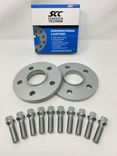 30mm 2x15mm Spurverbreiterung SCC für BMW 5x112 66,6 + Radschrauben Spurplatten