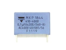 1x 0,1µF 400V~ AC  MKP 1844