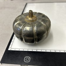 Versilbert Pillendose Retro Vintage Deko Sammeln Schmuck 40er Jahre