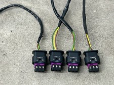 4 x Original BMW  G-Seria PDC Stecker mit Kabel 3Pol 1718644