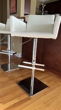 Barsessel Weiß Kunstleder