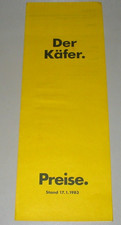 Prospekt preisliste käfer - prospekt,