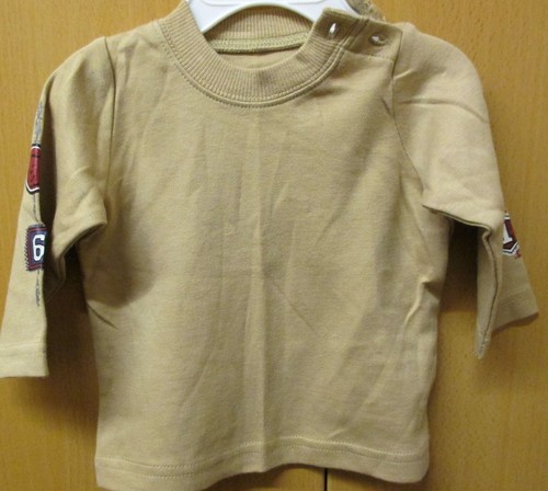 Hellbraunes langarmshirt 6 - hellbraunes, langarmshirt,