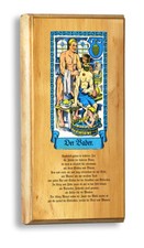 Der Bader Friseur Barber Zahn Zirbenholz Arve Nostalgieschild Staendebilder 033