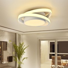 LED Deckenlampe, 32W, 3000K, 3000LM, Oval, Deckenleuchte, Balkon, Flur, Schlafzi