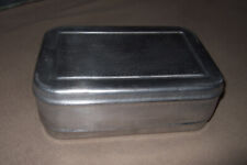 Aluminiumdose, Proviantdose, Brotbüchse, Bemmdose, DDR, sehr groß, Aluminium