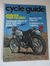 Kawasaki 500 Mach III, Honda XL 250, Jawa 175 Trail, BSA 500 MX