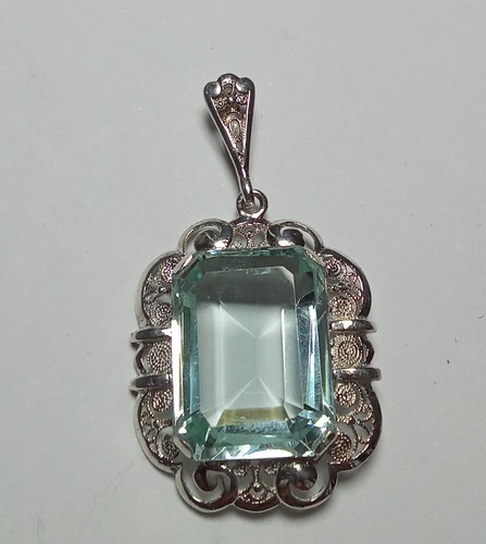 800 silber anhänger mit - silber,