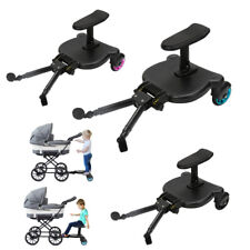 Buggy Board Trittbrett mit Sitz Kiddyboard Hilfspedal Kiddy Rollbrett Universal