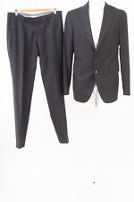 TAGLIATORE Herren Anzug Sakko Hose Gr. 50 / 7 / L Reine Super 100´S Wolle