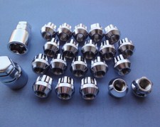 20x  Radmuttern Felgenschlösser Radsicherung M12 x1,25 Kegel für Nissan Niva