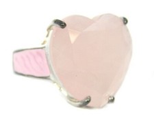 Herz-Ring 925er Silber rhod