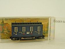 Abteilwagen blau  - Schmalspur