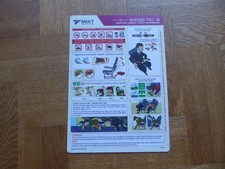 Safety Card  MIAT Mongolian Airlines  Boeing 787-9
