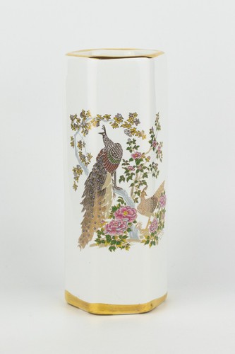 Blumen pfau vase handgefertigt - blumen,