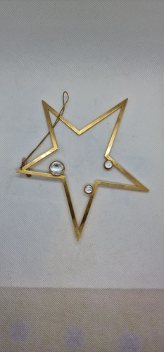 Weihnachtsstern anhänger gold - weihnachtsstern,