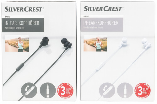 Silvercrest ear kopfhörer - silvercrest, in-ear-kopfhörer