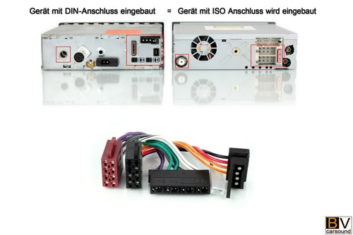 Adapterkabel din auf - adapterkabel, iso