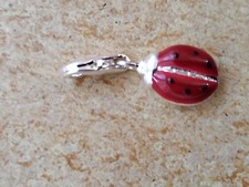 Anhänger Charm Bettelarmband Silber 925 Echtsilber Marienkäfer Glücksbringer