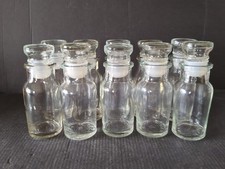 10 X KLARGLAS GEWÜRZGLÄSER