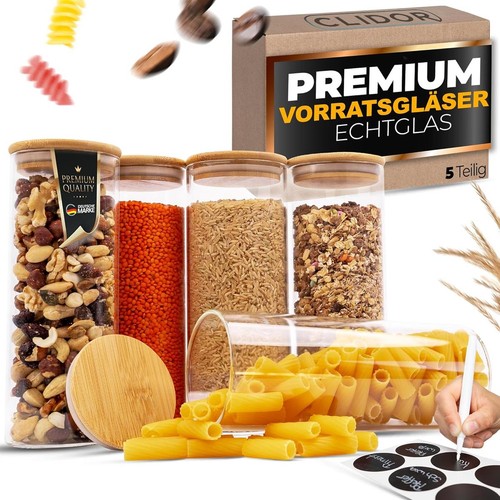 Clidor vorratsgläser 5er set - clidor,
