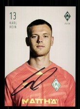 Karl Hein Autogrammkarte