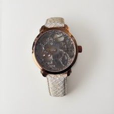 Forestier & Cie Automatik Herrenuhr Skelett Roségold Box Zertifikat 43mm