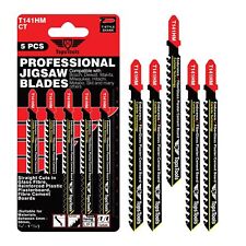 5 x T141HM TCT Spezialhartmetallspitze Schleifmittel Stichsägeblätter für Faser, Putz