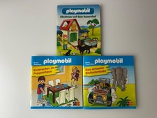 3 x Mini Buch Playmobil
