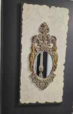 Barock Spiegel Wandspiegel 170cm Shabby riesig mit Figuren filigrale Verzierung