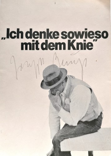 Beuys handsignierte - -,