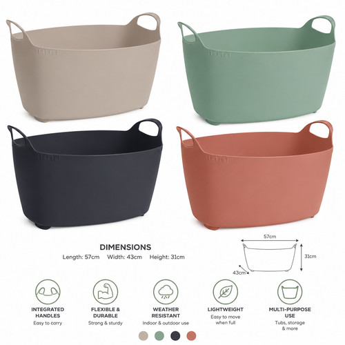 45l flexible gartenwanne - 45l,
